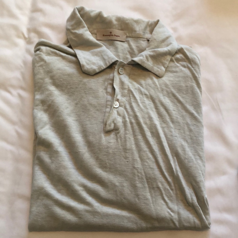 Men’s Zegna Short Sleeve Golf Shirt